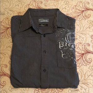 Ezekiel long sleeve button down, size Large